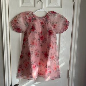 Next Pink Floral Kids Dress